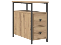 Cabeceira Carvalho Artisiano com Guarda-Roupa 30x60x60 cm MAISON EXCLUSIVE
