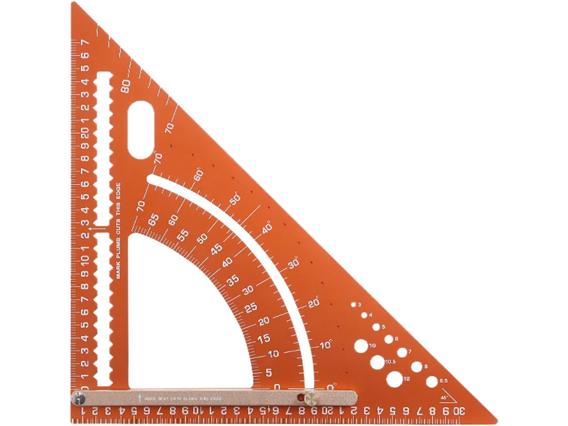 Ângulo De Construção Ajustável, Layout Triangular, Ferramenta Desenho