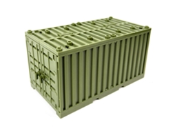 Aetheria-brinquedo De Blocos De Construção Container Caixa De Armazenamento Educativo Verde