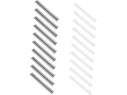 Coroas de corrente reposicionáveis Alasum, 30 coroas de corrente, 20 peças, coroas de corrente de plástico com operação suave.