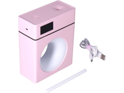 Umidificador De Aromaterapia Rosa 500ml, Difusor Névoa Alimentado Por Usb Para Casa