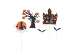 25 Peças De Enfeites Para Bolo De Halloween Ly Ebike