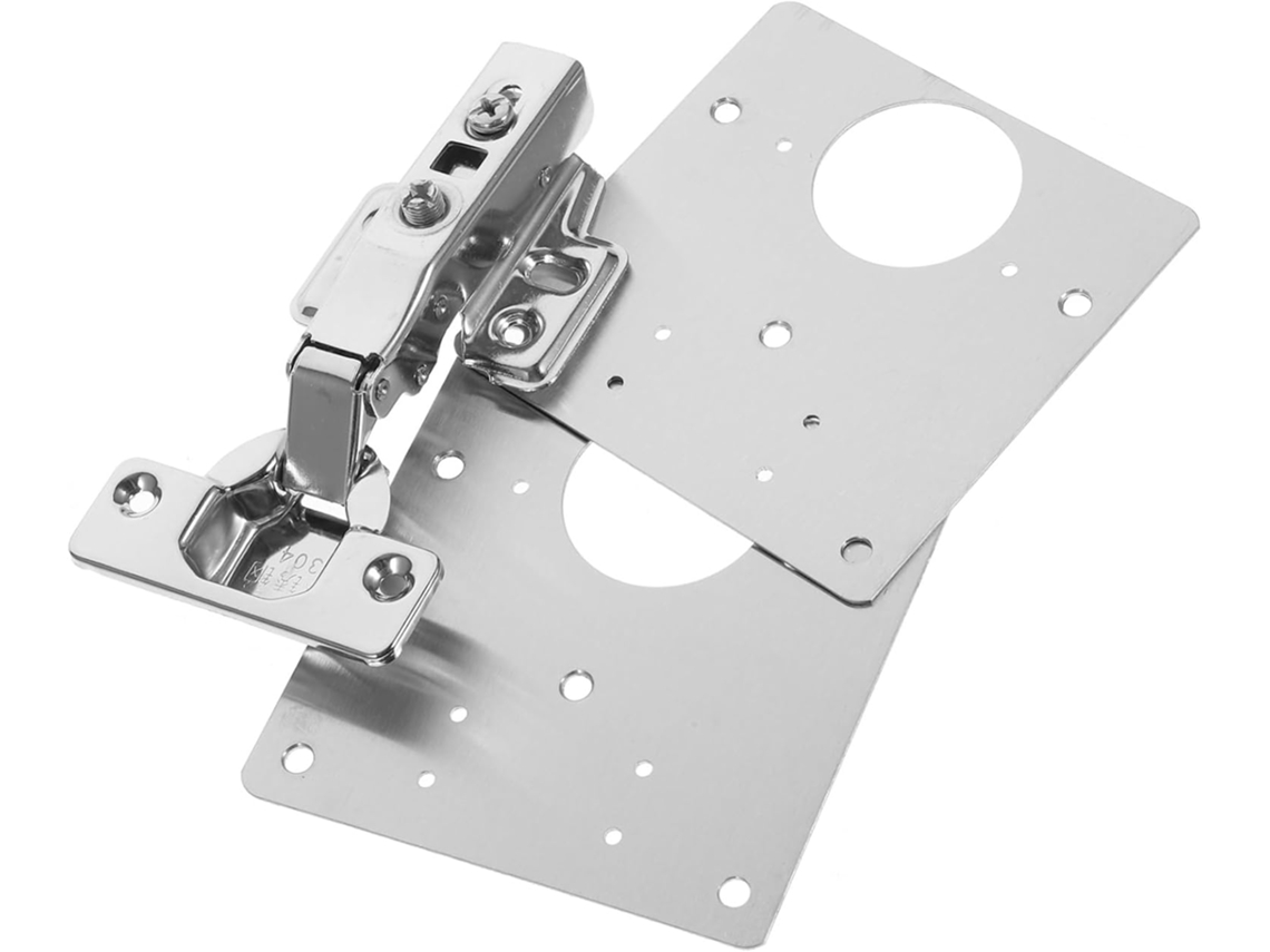 De Porta Armário E Ocultas Com Placa Reparo. Metal Duráveis Para