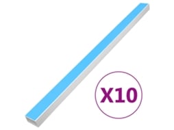 Vidaxl Calhas Para Cabos Autoadesivas 100x40 Mm 10 M Pvc