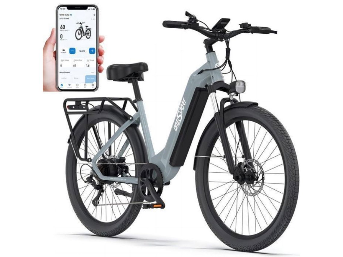 Bicicleta Elétrica Urbana - Onesport - Ot05 - 27,5 Polegadas - 250w - Bateria 36v 18,2ah