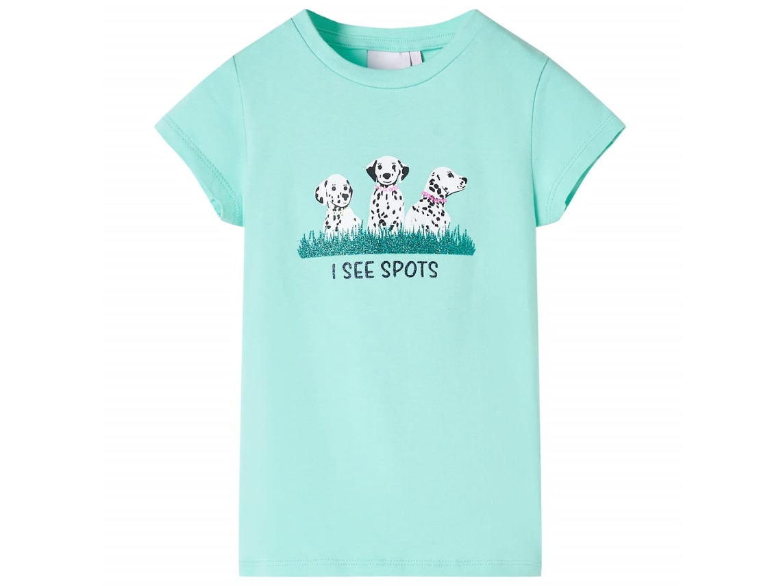 T-shirt Infantil Menta-claro 140