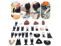 100 Piezas De Lâminas De Serra Oscilante De Aço De Alto Carbono Para Corte De Madeira, Plástico E Pvc, Compatíveis Com Bosch Multi X