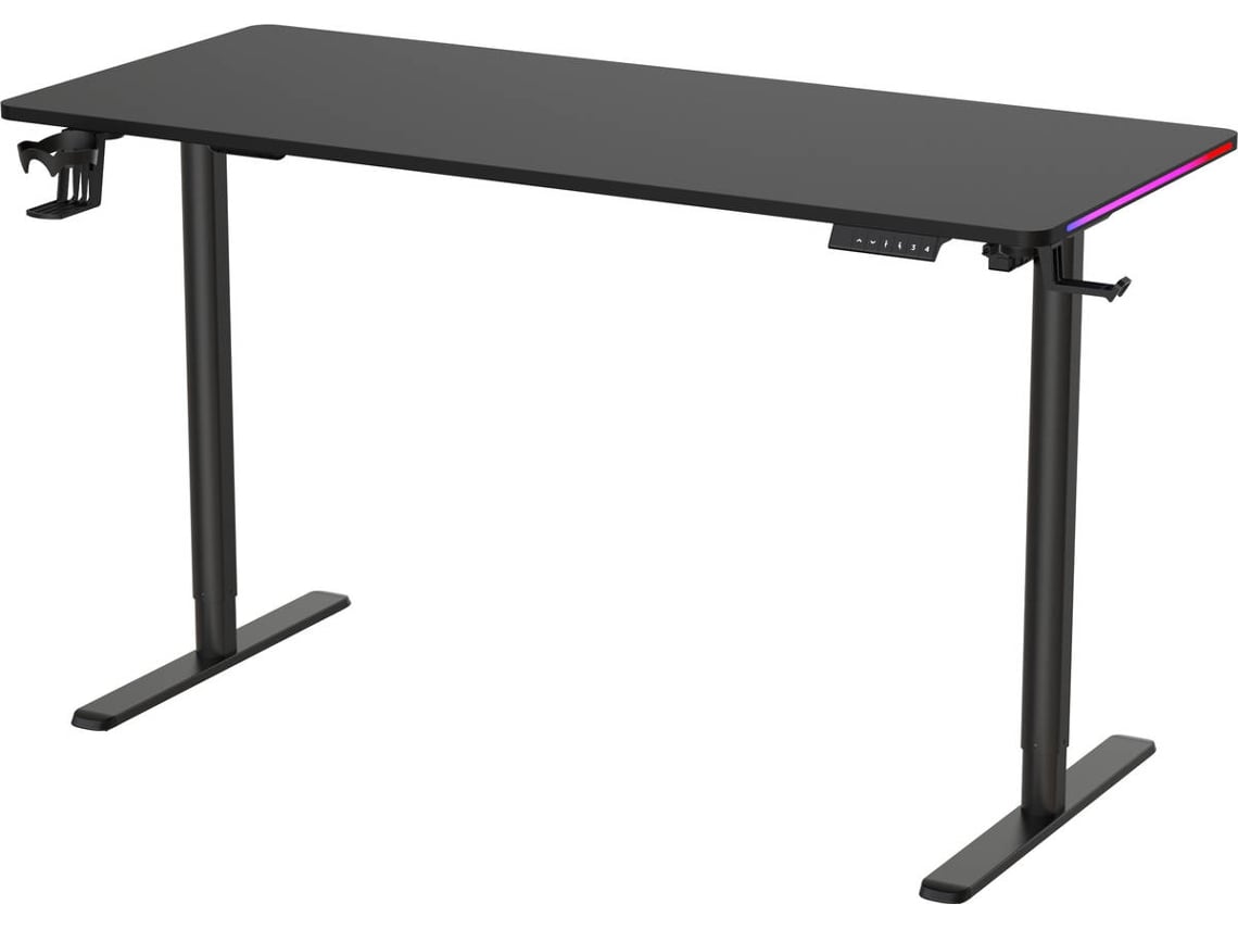 Secretária Elevatória Gamer N'PLAY RGB Command Pro (Preto)
