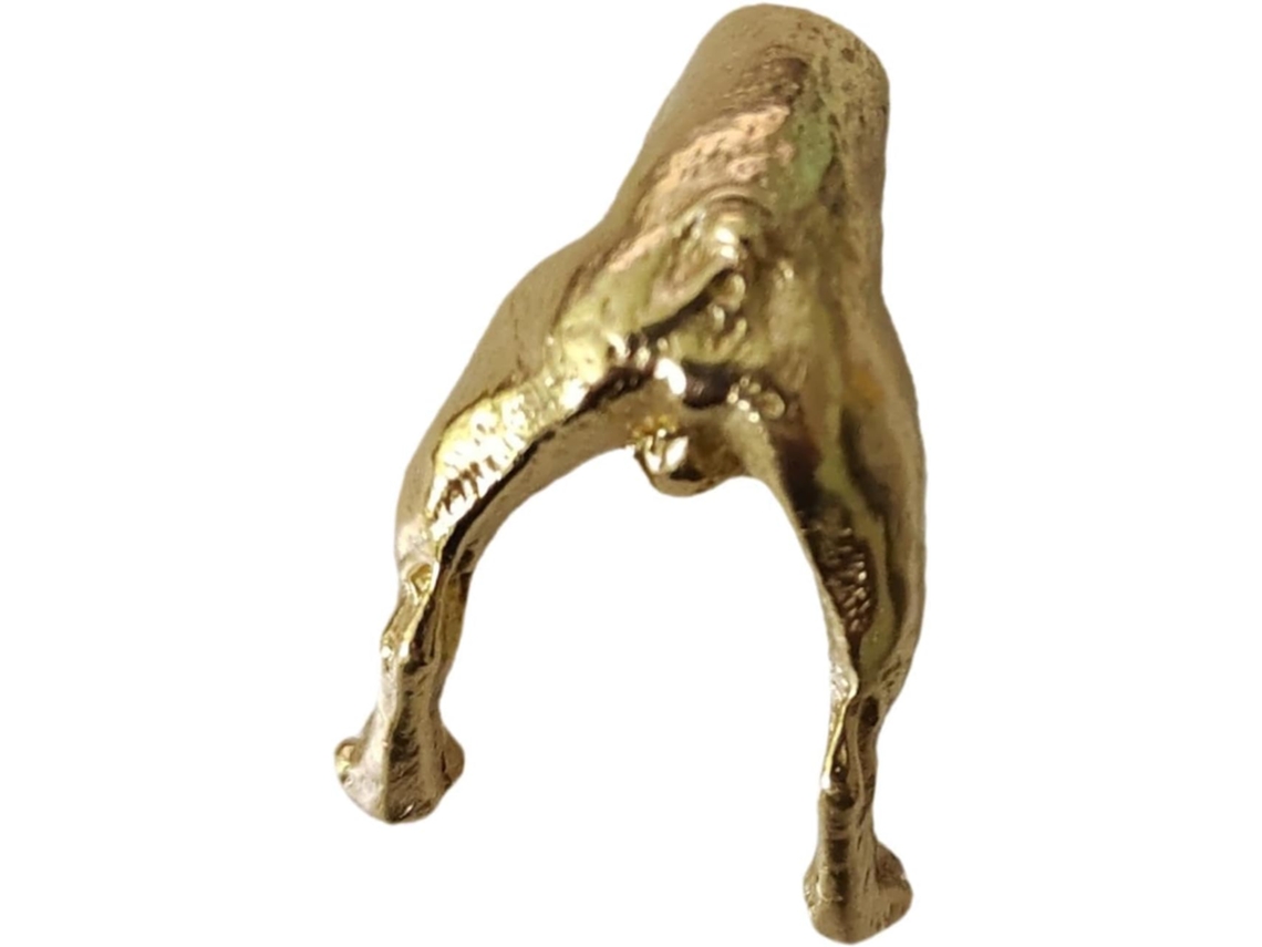 Alfinete Decorativo De Latão Em Formato Animal, Com Um Furo, Para Caixas De Madeira, 2, 5cm X 4, 5cm