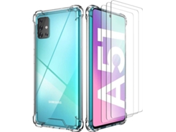 Capa Samsung Galaxy A51 HONGWE. Transparente