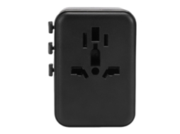 Laxiscreed Adaptador De Viagem Universal Com 2 Usb, 2 Tipo-c E 2500w De Alta Potência