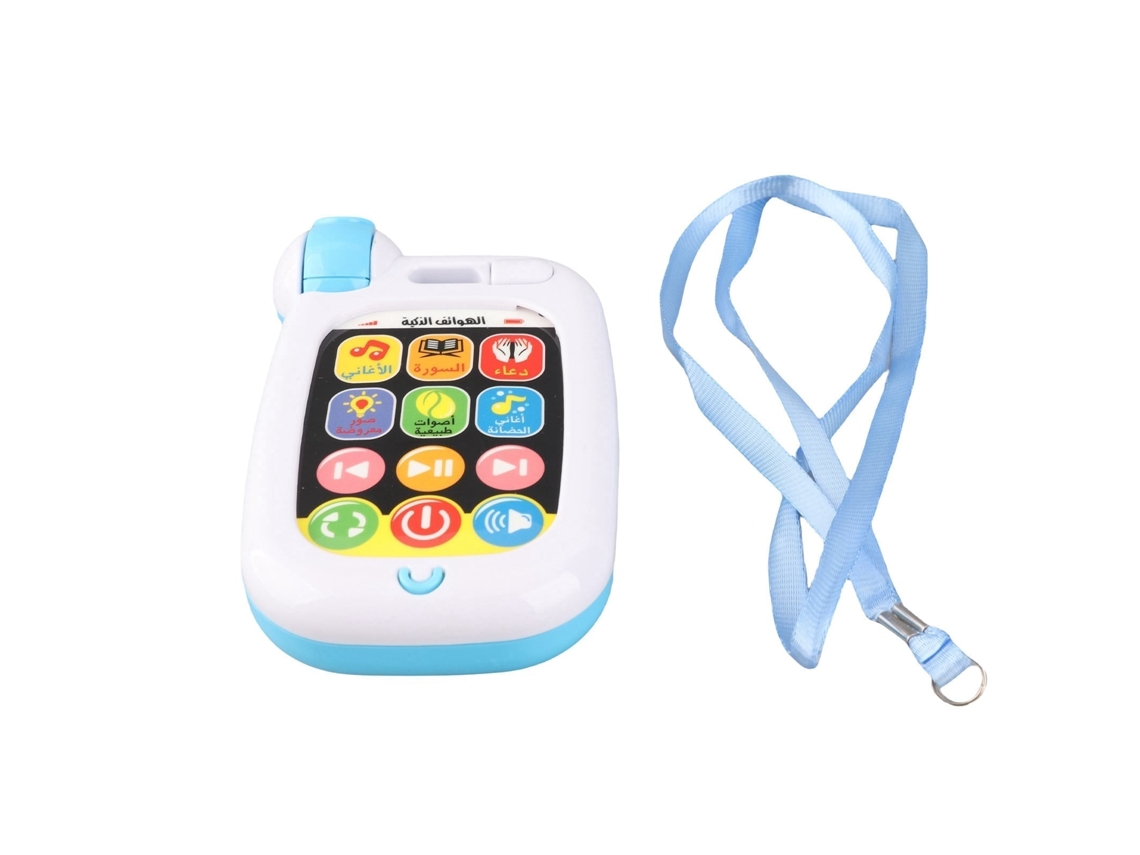 Primerox brinquedo Educativo Telefone Móvel para Crianças Aprendizagem Precoce em Árabe Portátil