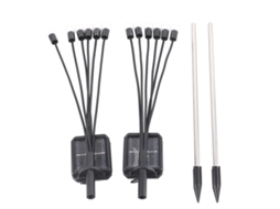 2pcs Lâmpada Solar Ip65 À Prova D'água Luz Quente Decorativa Jardim Pátio