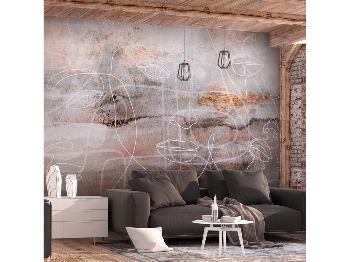 Papel de Parede ARTGEIST Penetrating Faces (196x140)