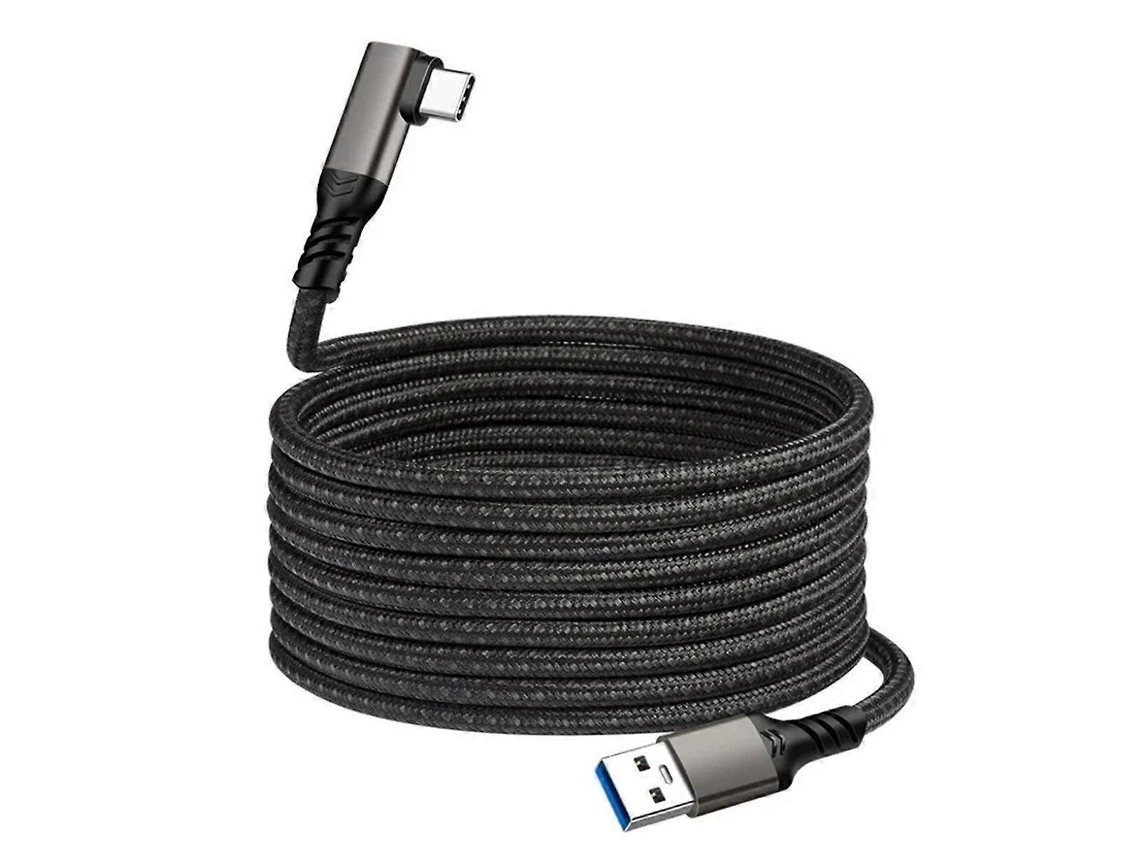 Cabo Link Para Quest 2 Vr Usb 3.2 Carga Rápida E Transferência De Dados, Cabelos Para Acessórios De Headset Vr, 0,5 Metro*