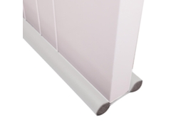 Lurelia Corta-vento Inferior Para Porta Dupla Borracha Espuma Epe 96 X 10 X 3 Cm 96 Cm 2,5 Cm Preto Parte Inferior