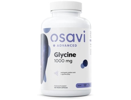 Glicina, 1000mg 60 Cápsulas Vegan Osavi