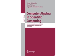 Livro Computer Algebra In Scientific Computing De Victor G Ganzha, Victor Grigorʹevich Ganzha Et Al. (inglês)