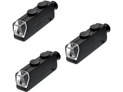 Microscópio de Bolso Led de 3 Peças para Observação Detalhada e Exame Preciso. SFUSHOS