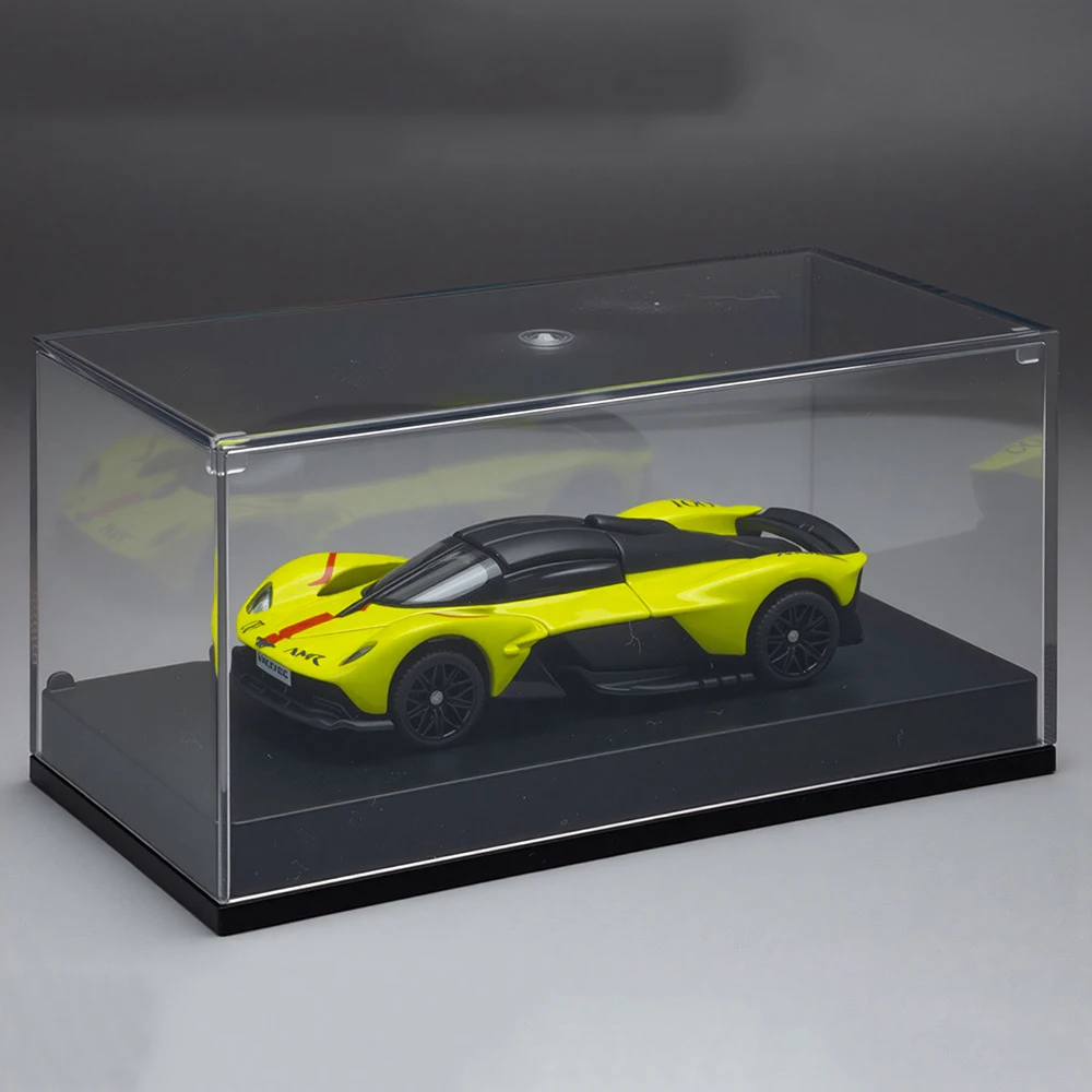 (valkyrie Yellow) Escala 1:64 - Carroceria De Metal, Pneus De Borracha, Modelo De Carro Esportivo