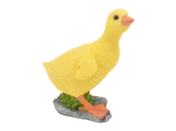 Estátua De Pato Cute De Jardim De Resina Para Exterior E Pátio
