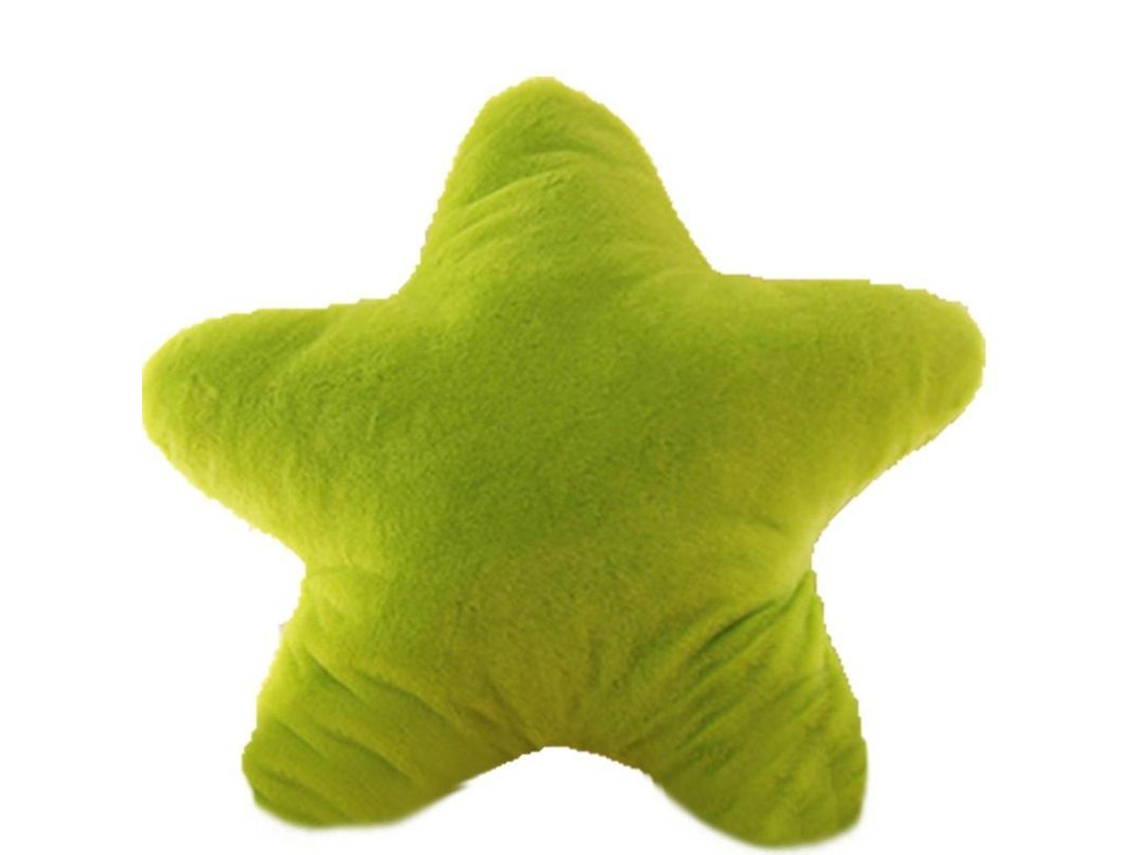 Cojim De Peluche Em Forma De Coração/estrela, Brinquedo De Peluche, Travesseiro Decorativo, Presente Suave Para Crianças Estrella Verde Hierba