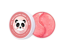 Adesivos regeneradores para os olhos Sersanskin com colágeno rosa estrelado, ácido hialurônico e extratos botânicos naturais, pacote com 60 unidades Sersanlove