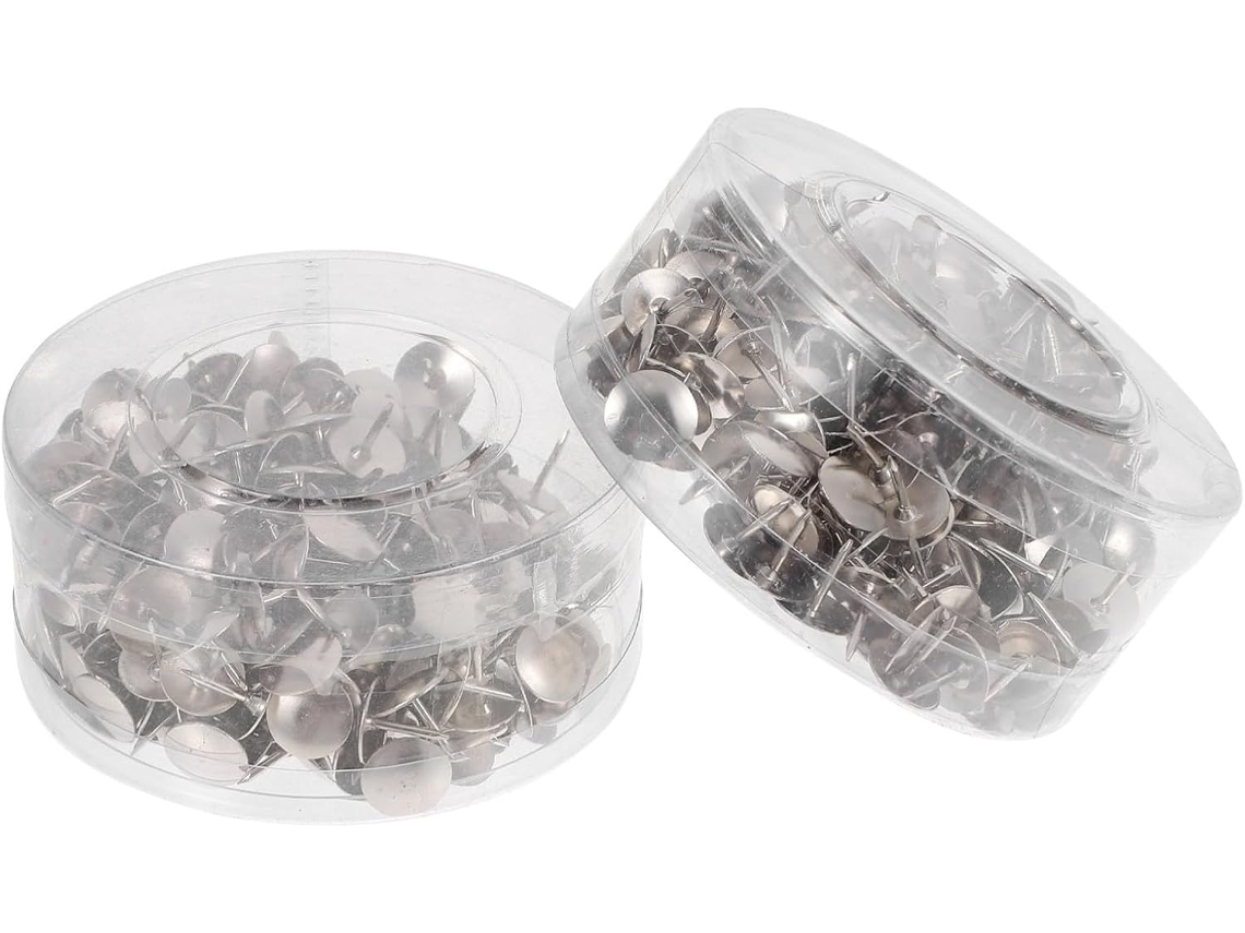 Cavilhas De Ferro Para Fixação, Cabeça Plana, 2 Peças, Design Elegante Para Tábuas E Decoração De Quartos