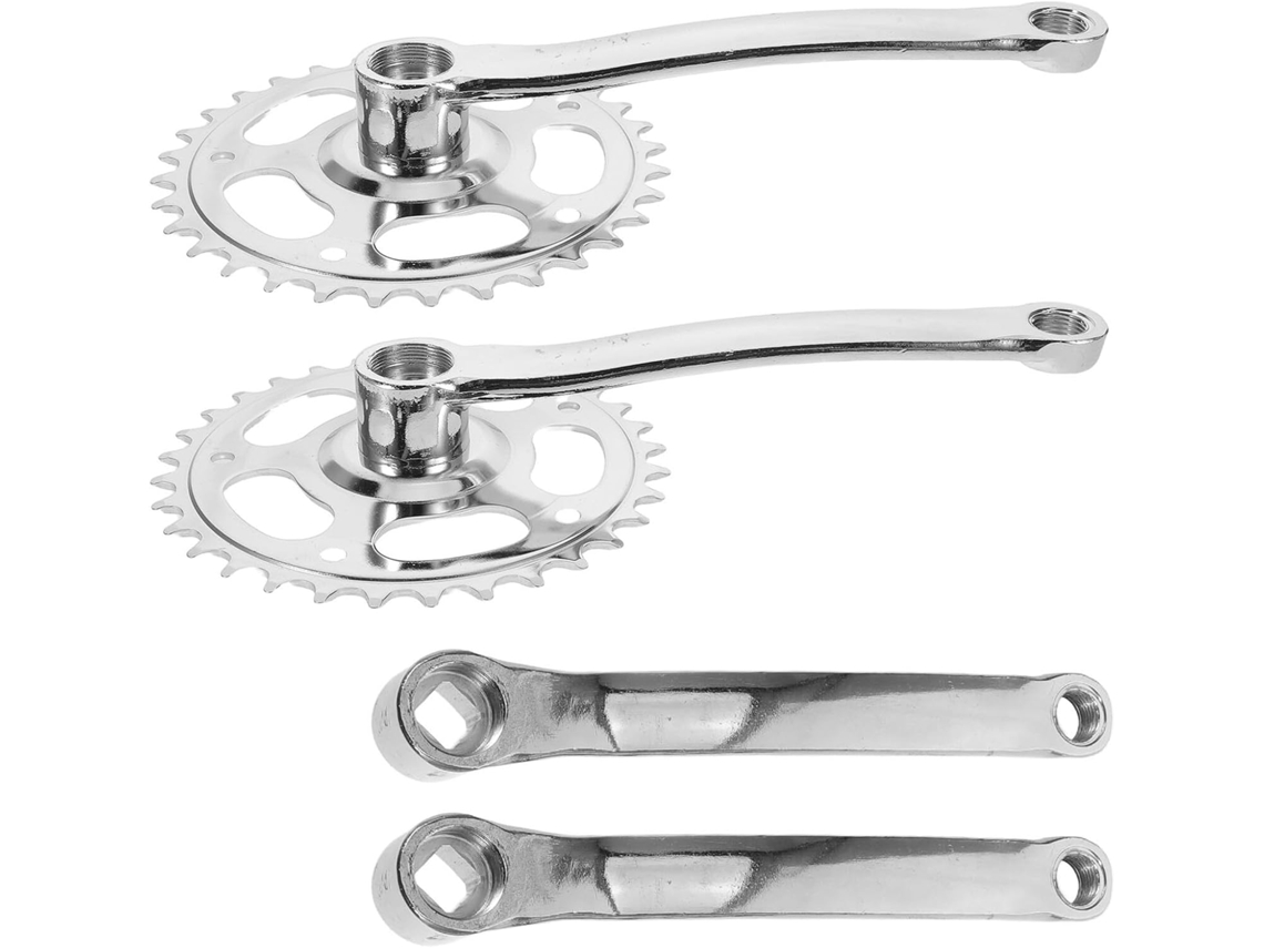 Conjunto De Pedivela De 2 Peças Para Bicicleta De Montanha, Leve E Durável.