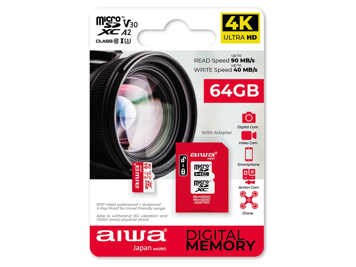 Cartão Sd AIWA 64 Go