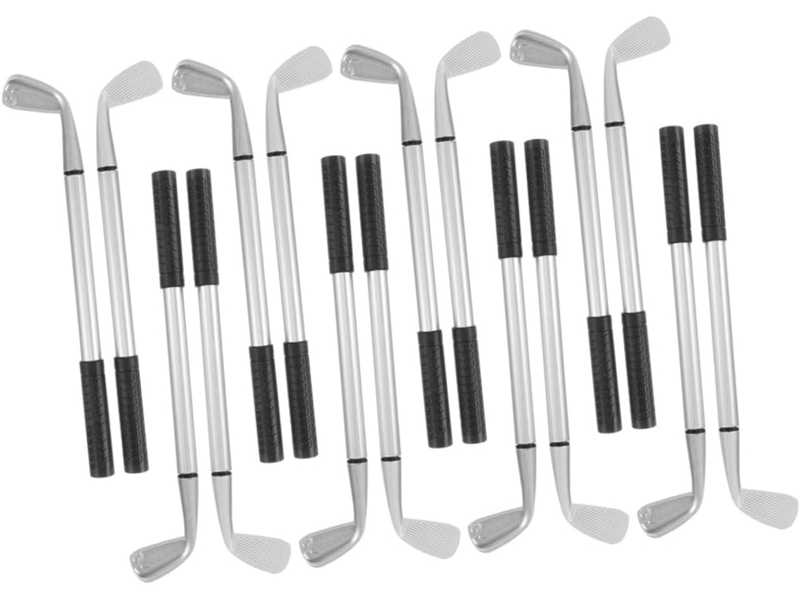 Conjunto De 16 Canetas Esferográficas Com Design Mini Putter Para