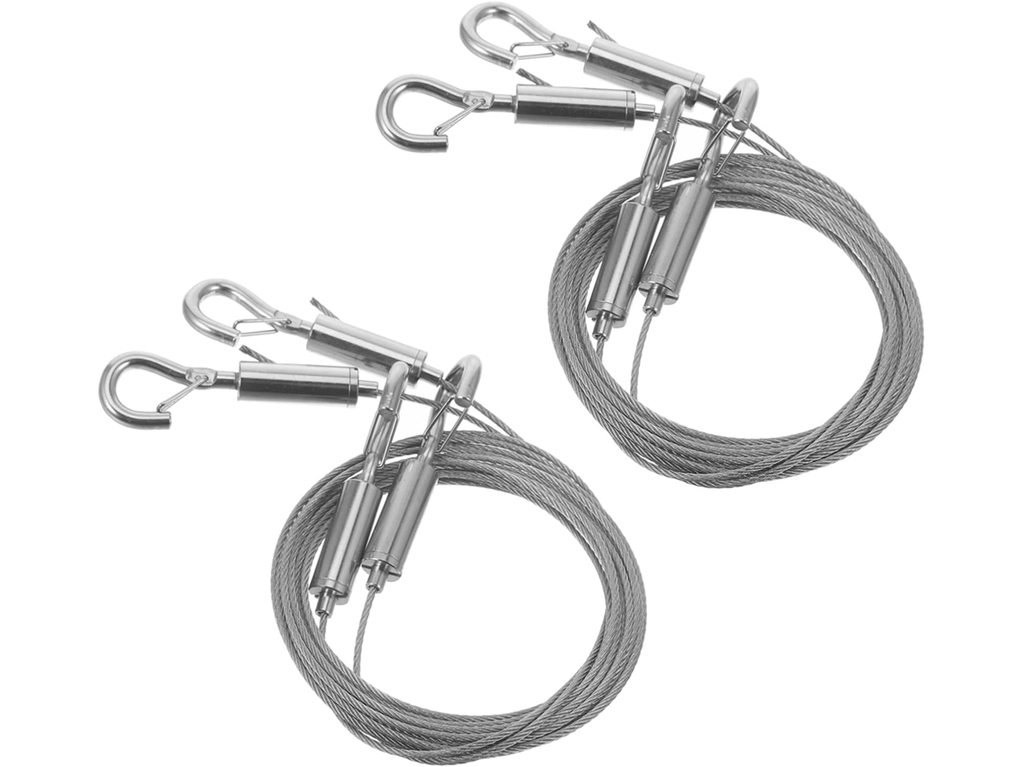 Conjunto De 2 Cabos De Aço Inoxidável Para Pendurar Quadros
