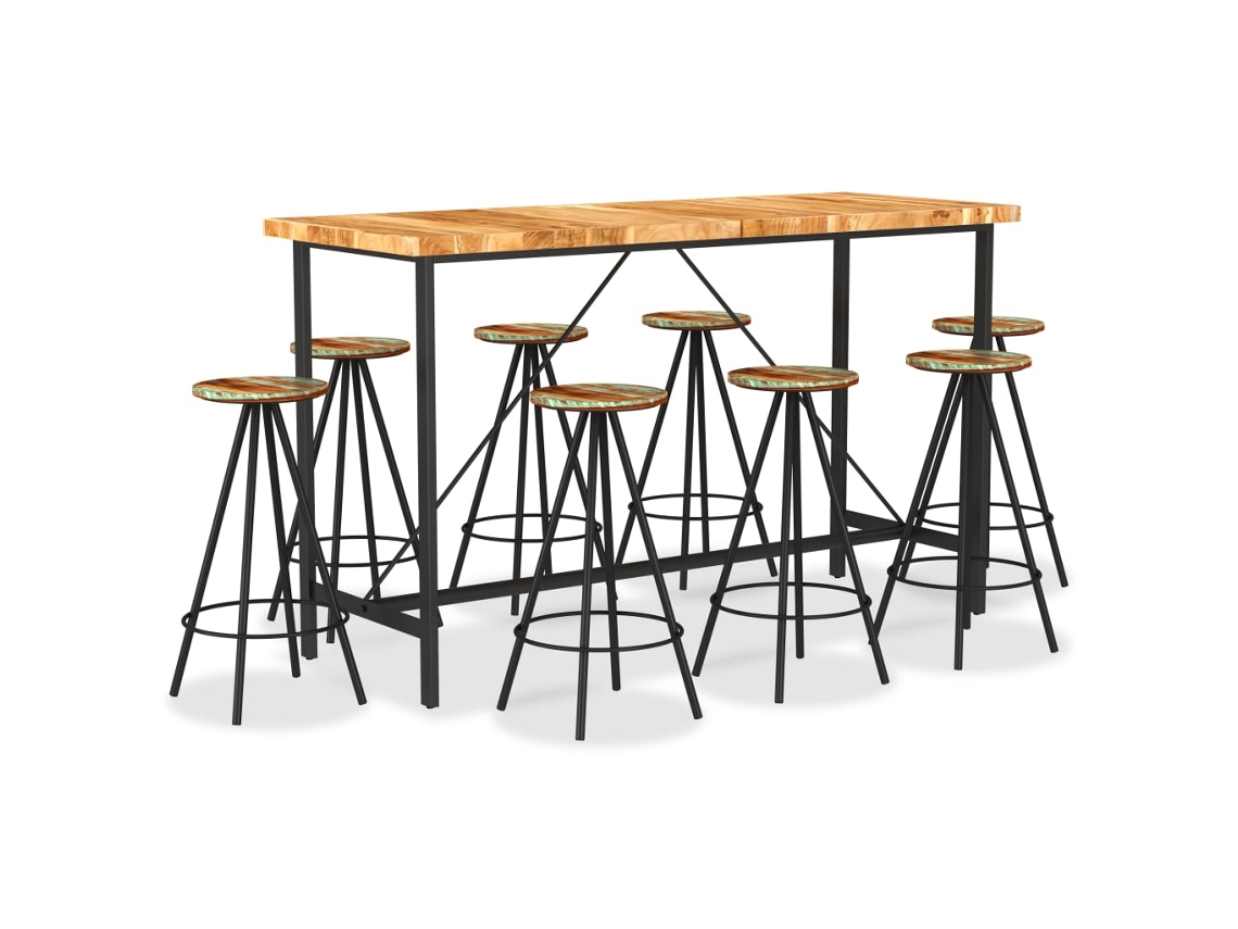 Bar Set, Bar Sets Vidaxl Marrom Madeira