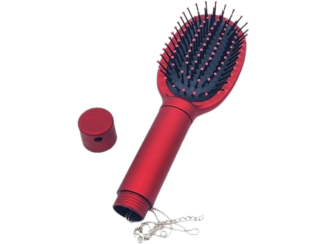 Escova De Cabelo Viagem – Estojo Seguro E Secreto Para Ravel, Pente Para Massagem Do Couro Cabeludo