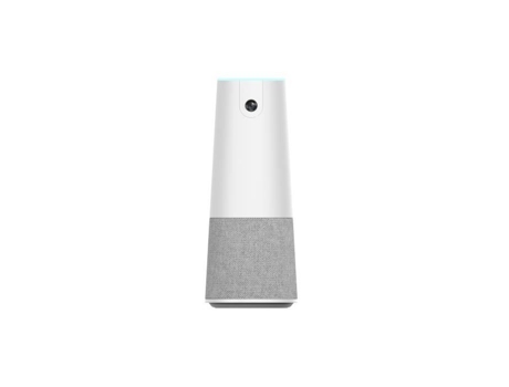 CLEYVER Videoconferência Tudo-Em-Um Webcam Full Hd 4 Microfones com Cancelamento de Ruído de 360 Amplo Campo de Visão de 100 Branco