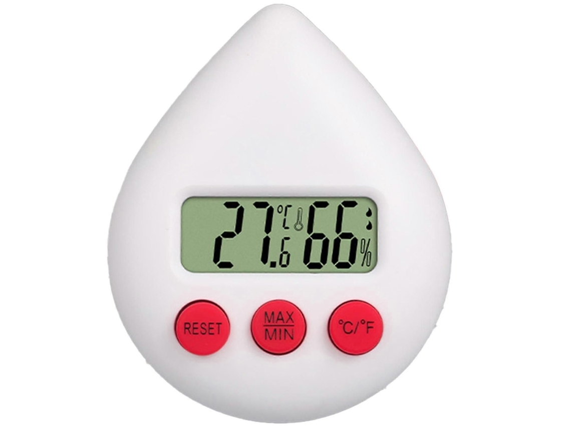 Termómetro Higrómetro Com Sensor 2,5 Cm, Medidor De Temperatura E Humidade Para Interior - Elysve