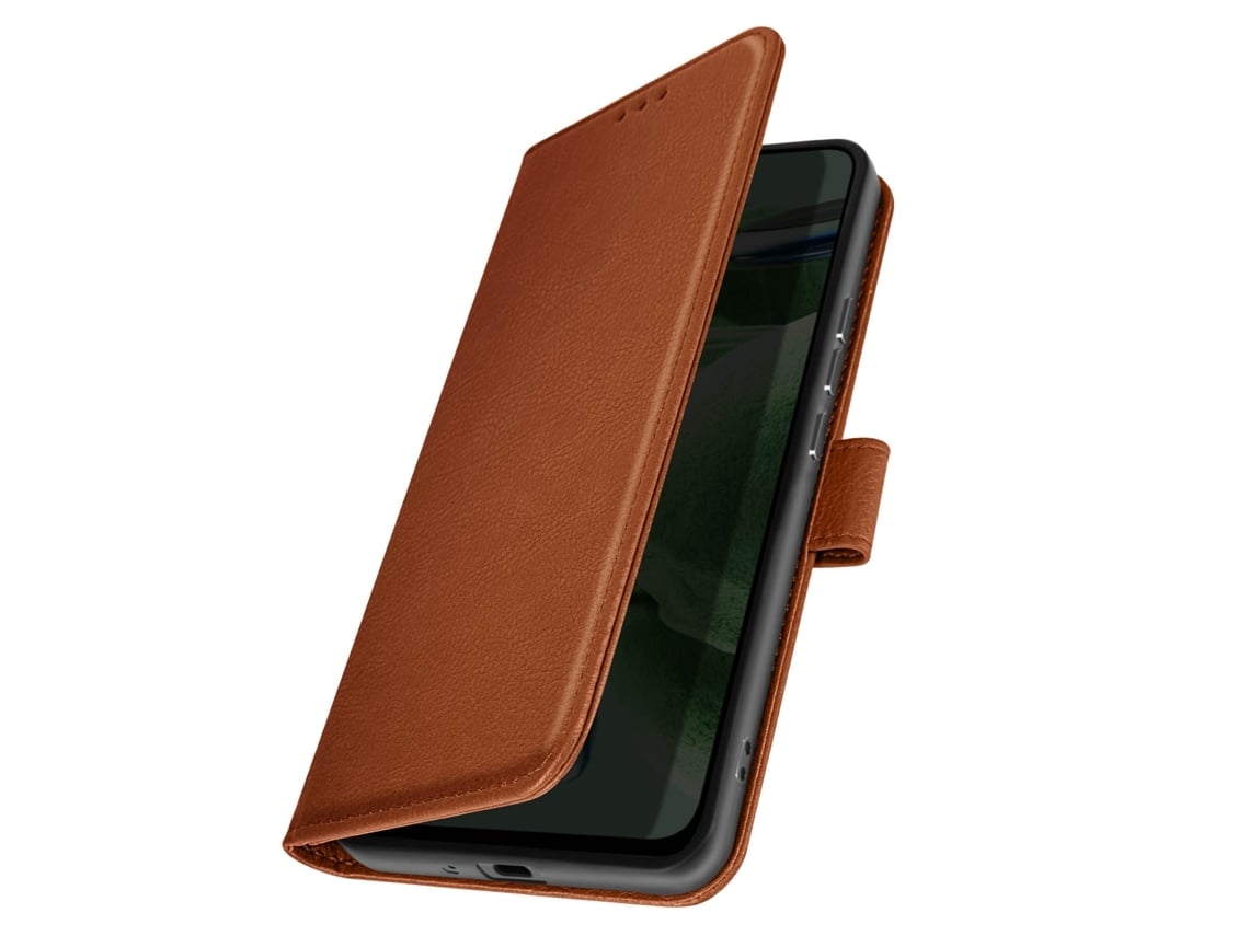 Capa Fólio Para Xiaomi Poco X3 Pro, Poco X3 X3 Pro, Poco X3 Pele Castanho .