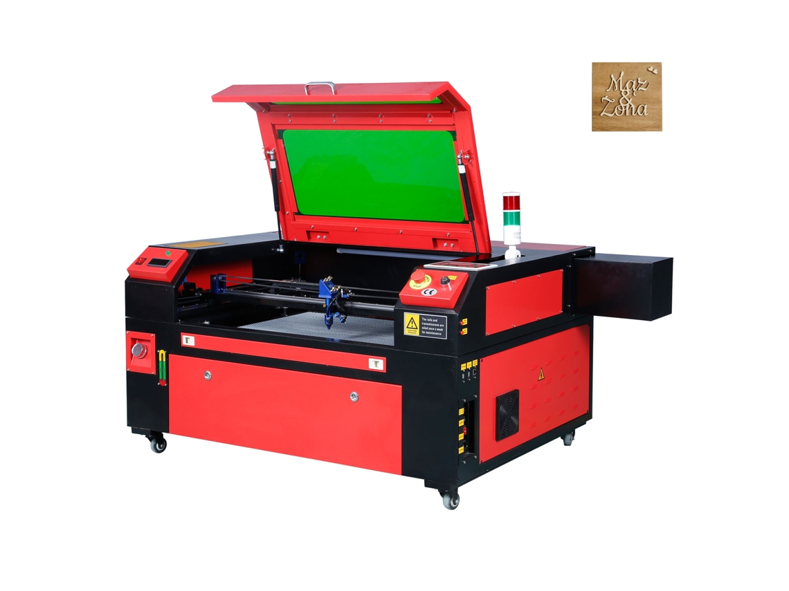 Máquina de Gravação a Laser VEVOR 80 W Co2 para Gravação e Impressão 500 X 700 Mm Bancada de Trabalho