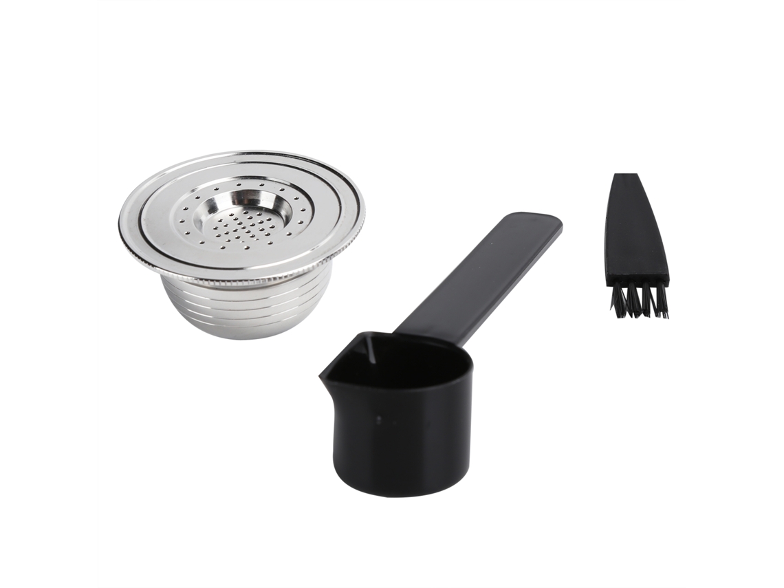 Kit de Cápsulas Reutilizáveis LAXISCREED com Colher, Escova e Gaskets para Bialetti, Café Sustentável e Compatível
