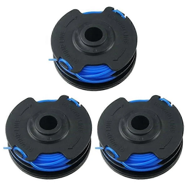 Compatível com Homelite, Kit com 3 Carretéis de Fio para Aparador de Grama AQUAFORGE