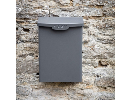 Caixa De Correio Da Caixa De Correio Do Carvão Vegetal Fixada Na Parede Com Fechadura Garden Trading