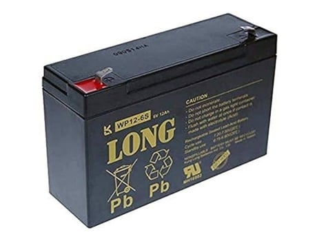 Bateria de longo alcance Pblo 6v012 F1a 6 V 12 Ah Tipo F1 (wp12 6s)