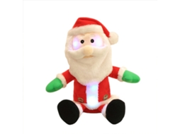 Natal Mágica Papai Noel Pelúcia, Animal De Pelúcia Com Pele Ultra Macia, Ideal Para Charme Festivo E Decorações De Natal