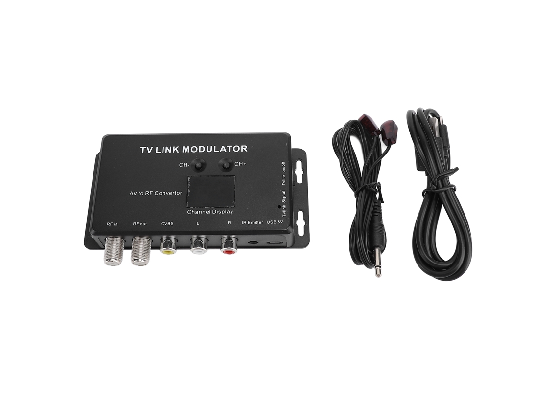 Modulador Todo em Chinês EOOCOO (conversão Av para Rf, Extensão Ir)
