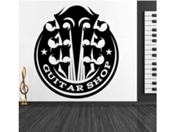 Adesivos Muraux, Adesivos Muraux Para La Maison Et La Décoration De Magasin De Musique Pour Les Mélomanes 28x42cm