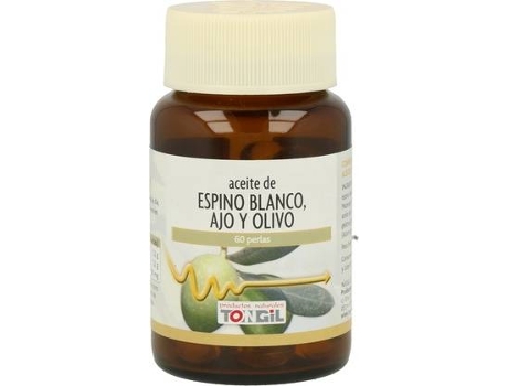 Suplemento Alimentar TONGIL Espinheiro Branco Alho E Oliveira (60 pérolas)
