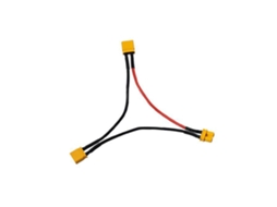 Cabo adaptador de conector de bateria Amass série XT30, 1 fêmea para 2 machos, 18 AWG, 10 cm para bateria RC Lipo