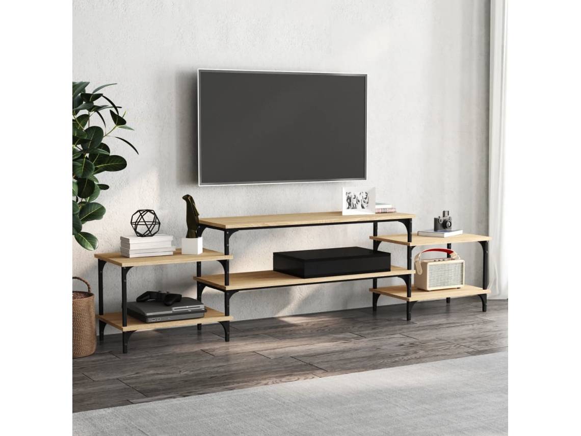 Vidaxl Móvel De Tv 197x35x52 Derivados De Madeira Carvalho Sonoma