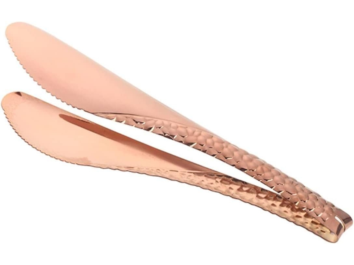 Pinça Para Churrasco, Pinça Para Pastelaria Churrasco Em Aço Inoxidável Dourado Rosê