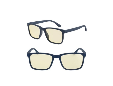 Óculos De Leitura Mistos Azuis Marca Free Spirit Com Proteção Contra Luz Azul E Correção De 2.00